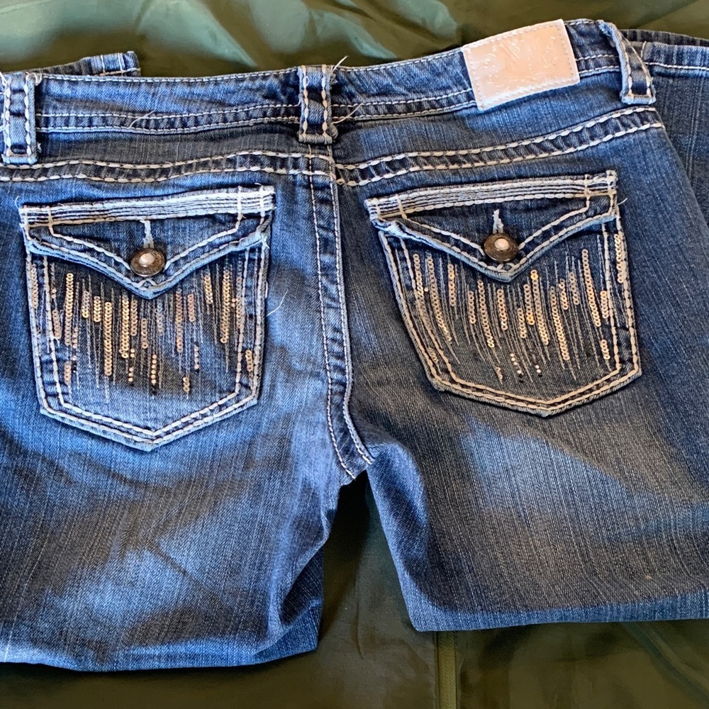 Miss Me Blue Embellished Jeans